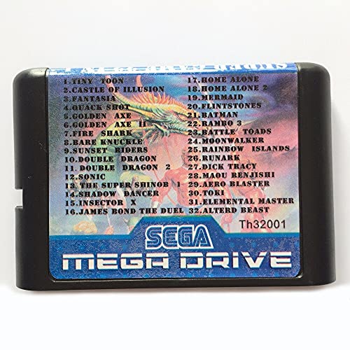 Samrad 32 1 Multi Játék Patron 16 Bites Sega Mega Drive/Genesis (EUR Shell)