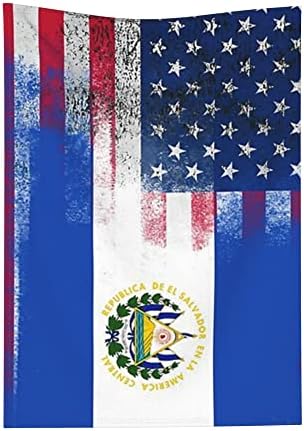 QG ZZX USA-El Salvador Zászló Baba Takaró Fiúk Lányok Gyerekágy Takaró Babakocsi Takaró