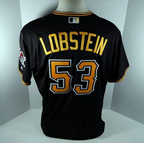 Pittsburgh Pirates Kyle Lobstein 53 Játék Kibocsátott Fekete Jersey PITT32728 - Játék Használt MLB Mezek