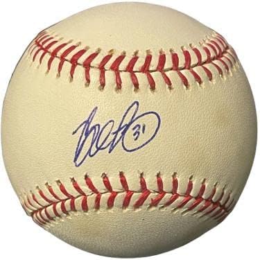 Brad Penny aláírt Rawlings Hivatalos Major League Baseball 31 hang foltok (Dodgers/Marlins/Red Sox/Tigris) - Dedikált