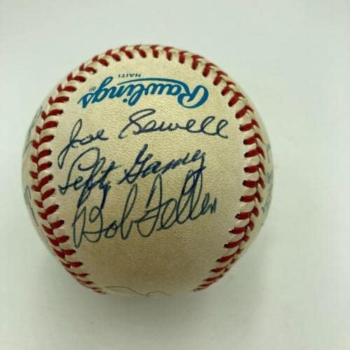 Hall Of Fame Multi Aláírt Baseball Eddie Mathews Balkezes Gomez 20-Szigma SZÖVETSÉG COA - Dedikált Baseball