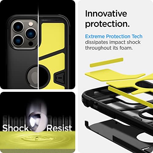 Spigen Kemény Páncél [Extrém Védelem Tech] Tervezték iPhone 13 Pro Esetben (2021) - Fekete