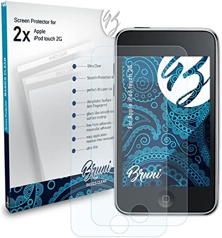 Bruni képernyővédő fólia Kompatibilis Apple iPod Touch 2G Védő Fólia, Crystal Clear Védő Fólia (2X)
