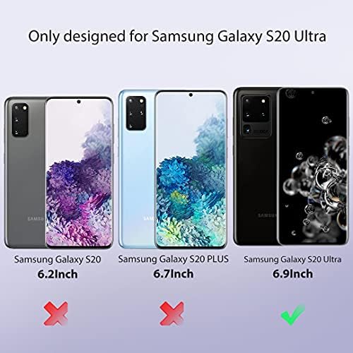 [2+3 Csomag] LϟK Célja a Samsung Galaxy S20 Ultra 5G 6.9 hüvelyk 2 Csomag Rugalmas TPU képernyővédő fólia + 3 Csomag