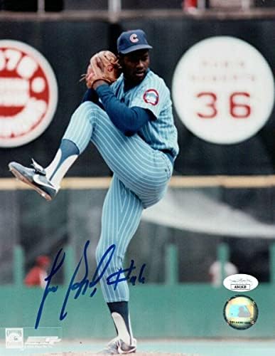 Lee Smith Aláírt Dedikált 8X10 Fotó Chicago Cubs Wind-Up SZÖVETSÉG AB41620 - Dedikált MLB Fotók