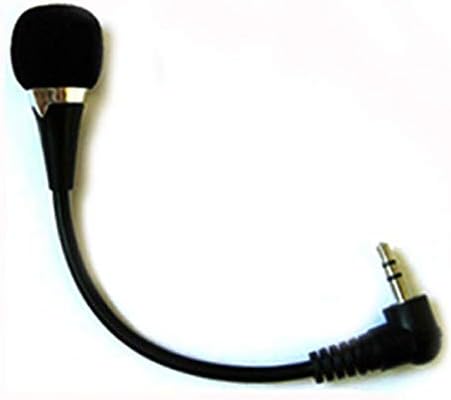 LMMDDP Rugalmas 3,5 mm-es Mini Jack Mikrofon Mikrofon PC, Laptop, Asztali Skype, Yahoo Fekete Plug and Play