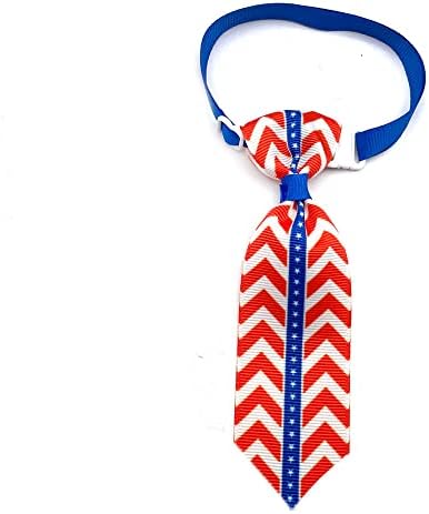 Muqci 32 db/Csomag Kisállat Kutya Amerikai Függetlenség Napja csokornyakkendőt Nyakkendőt július 4-én Kisállat Kiegészítők