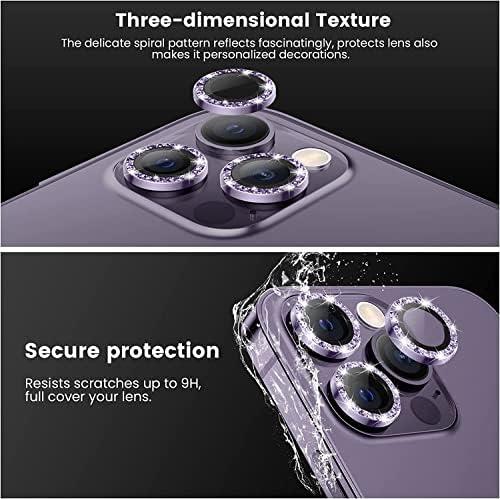 fonefunshop Kompatibilis az iPhone 14/14 Plus - 2 Fekete Üveg Kamera Lencséjét Védő