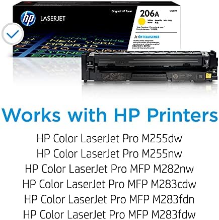 HP 206A Sárga Festékkazetta | Dolgozik, a HP Color LaserJet Pro M255, HP Color LaserJet Pro MFP M282, M283 Sorozat |