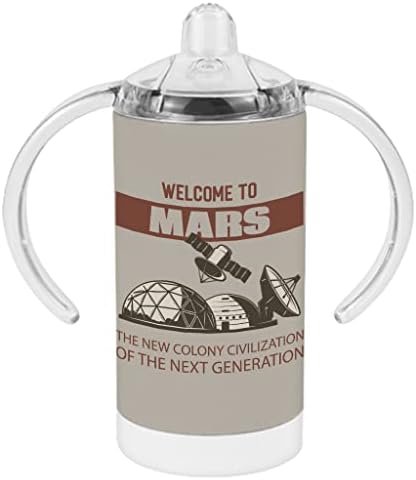 Üdvözöljük a Mars cumisüveget Témájú Baba cumisüveget - Grafikus Csőrös pohár