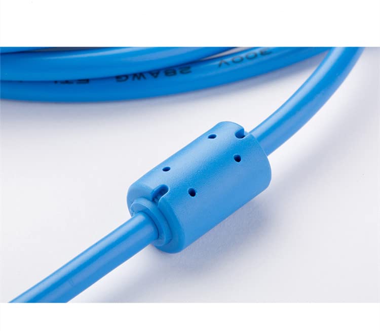Alkalmazható az USB-SLB2053RASL1 EK Sorozatú PLC Programozási Kábel Adat Letöltés Kábel, Kék, Aranyozott Modell
