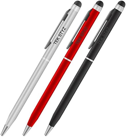 PRO Toll BLU Élet Tiszta Mini Tintával, Nagy Pontosságú, Extra Érzékeny, Kompakt Formában az érintőképernyők [3 Pack-fekete-Piros,