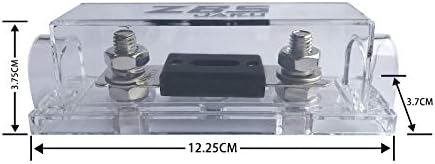ZBSJAKU 0/2/4/8 Nyomtávú AWG 150 Amp ANL Biztosíték tartó Drót Inline Biztosíték az Autó Audio (150A) (2 Csomag)