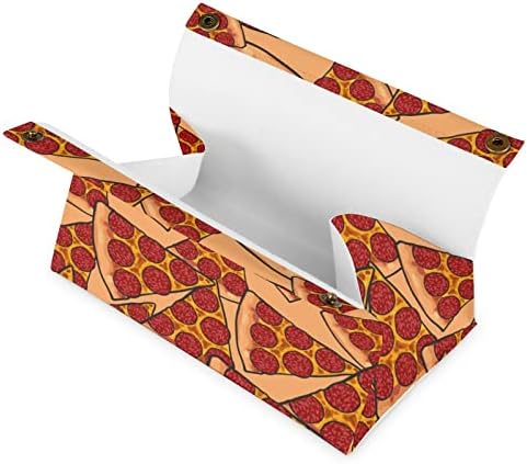 Pepperoni Pizza Szövet Borító Arc Papír Szervező az Esetben Jogosult Szalvéta Adagoló Asztal Dekoratív Otthon Étterem