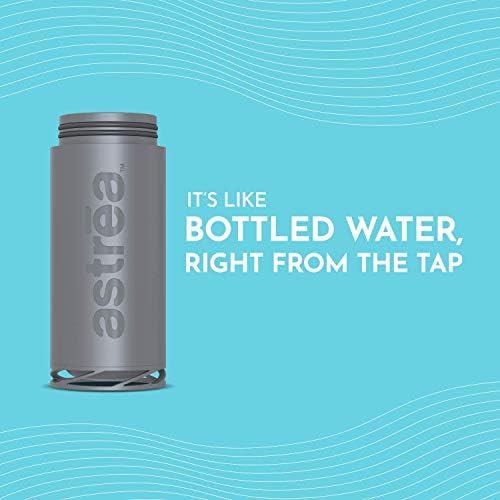 astrea EGY Prémium Szűrés Víz Üveg BPA-Mentes Műanyag, 23 Oz, Ajándék Csomag, Fekete