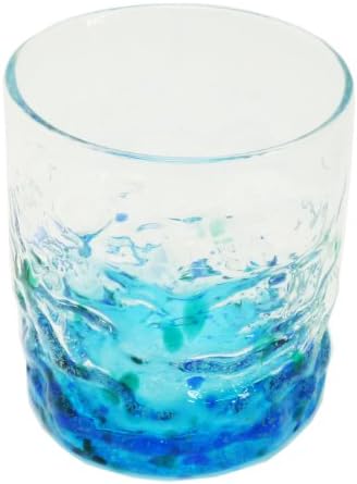 RGC Kő, Üveg, Világos Kék, Méret: Átmérő 3.0 x Magasság 3.3 cm (75 x 85 mm) Dobon