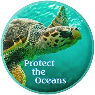 Megvédje Az Óceánok a Tengeri Teknős Környezeti Gomb/Pinback