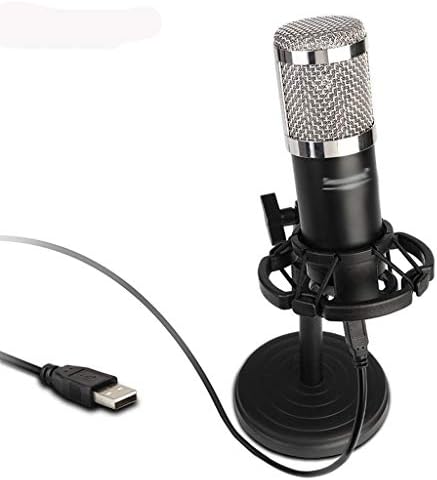 ZHUHW USB Kondenzátor Mikrofon Számítógép Mikrofon Játék Felvételi Mikrofon állvánnyal rezgéscsillapító