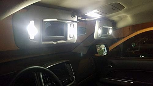 D15 Világítás LED Lámpa Készlet Chevy Colorado GMC Canyon 2015-2021 6000k Fehér Térkép Kupola Napellenző Rakomány Rendszám