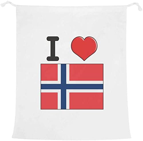 Azeeda 'Szeretem Norvégia' Mosoda/Mosógép/Tároló Táska (LB00021655)