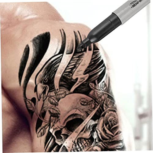 Tetoválás Jelölő Toll 12 Színben, Vízálló Bőr Jelölés ceruza Írnok Eszköz Tetoválás Készletek