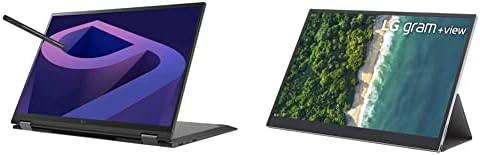 LG Csomag Gramm (2022) 16T90Q 2-az-1-Tablet-Laptop, 16 - os IPS Kijelző, Intel Evo 12 Gen i7 1260P-Processzor, 16 gb-os