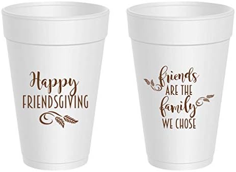 Hálaadás műanyag Poharak - Boldog baráti hálaadásra (10 csésze)