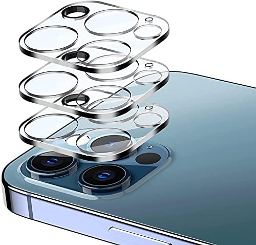 3 Csomag Kamera Lencséjét Védő Kompatibilis az iPhone 13 Iphone 13 Mini, HD Világos, Edzett Üveg Hátsó Kamera Védő,