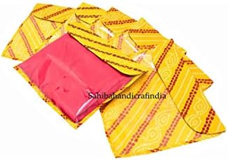 Általános Nagykereskedelmi Sok 100 Indiai Kézzel készített Bandhani szövet Sari táskák, Saree borító, Saree Tároló Táska,