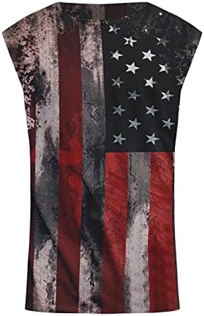 RUIRUILICO Férfi Hazafias póló július 4-én Amerika Zászló Nyári Rövid Ujjú Laza Fit Grafikus Nyomatok Tunikák