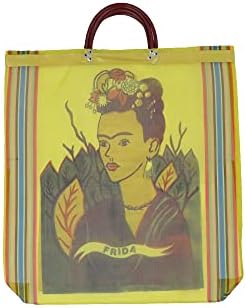 Frida Kahlo Mexikói Háló Piaci Táska (Sárga)