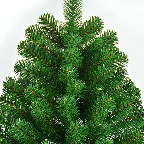 DLPY Prémium Csuklós Mesterséges karácsonyfa, Szilárd Fém Lábak Teljes Fa Összecsukható Auto-Terjed Otthon Dekoráció-Zöld