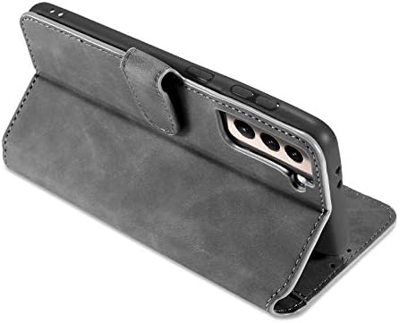 UEEBAI PU bőrtok Samsung Galaxy Note 10 Plusz, Vintage Retro Prémium Tárca Fedél TPU Belső Héj a [Card Slot] [Mágneses