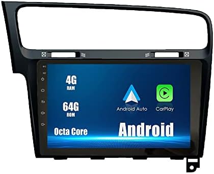 Android 10 Autoradio Autós Navigációs Sztereó Multimédia Lejátszó, GPS, Rádió, 2.5 D érintőképernyő forVW GOLF7 2014-2019