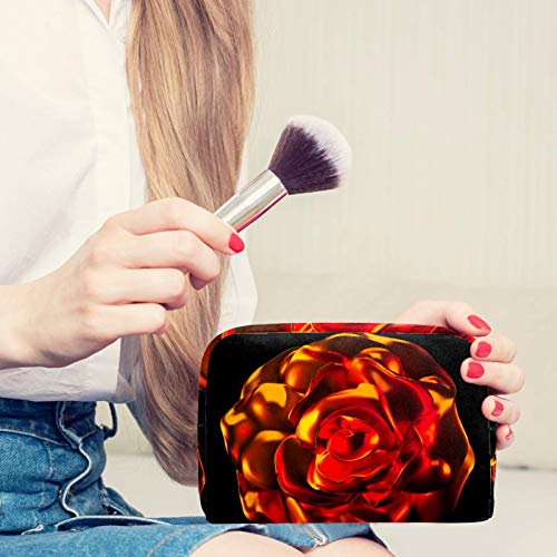 Fürdőszobai Kozmetikai Táska Utazási Smink Szervező Mosás Táska Tok Cipzárral Arany Rózsa Úti Kellékek Essentials