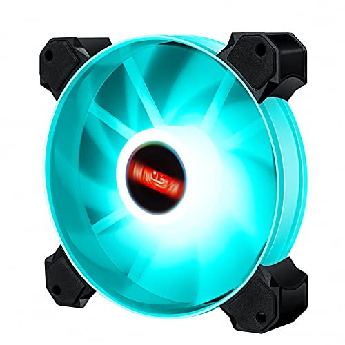 ikasus Király Számítógép Esetében hűtőventilátor 120mm Csendes Világító RGB LED Világítási Hatás Mód Színes Világító