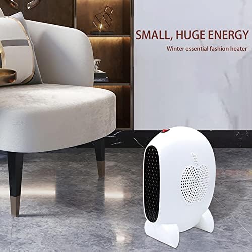 t1F37X Asztali Mini Csendes Hordozható Ventilátor Téli Intelnt Alkalmazkodási Biztonságos Levegő Fűtés