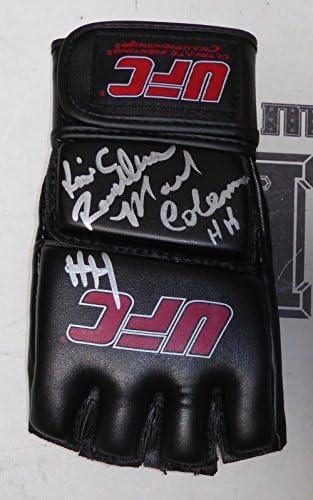 Mark Coleman & Kevin Randleman Aláírt UFC Kesztyű PSA/DNS-COA Bajnokok Autogram - Dedikált UFC Kesztyű