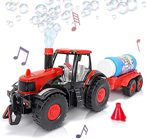 ArtCreativity Bump & Go buborékfújó Mezőgazdasági Traktor Játék Teherautó Fények & Hangzik, valamint az Akció a Kisgyermekek