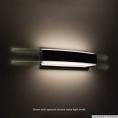 Modern Formák, Arc 38in LED Fürdőszoba Hiúság vagy Fali Lámpa 3000K a Chrome-ban