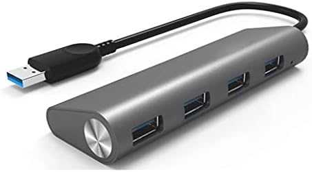 MBBJM 4-Port USB 3.0 Alumínium Ötvözet Hub Multi-Function nagysebességű Adapter Laptop