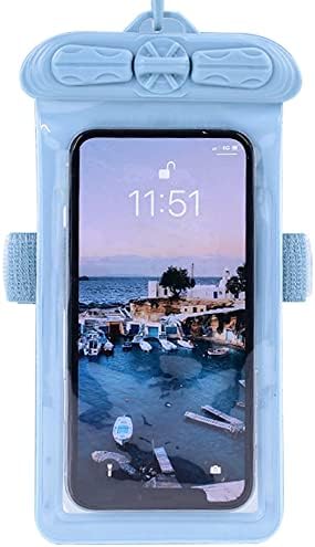 Vaxson Telefon Esetében, Kompatibilis Oppo A57e Vízálló Tasak Száraz Táska [ Nem Képernyő Védő Fólia ] Kék