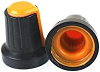 CEKGDB 10 Db 15-17mm Tengely Furat Átm Menetes Hollandi Potenciométer Narancs Gombok Sapkák