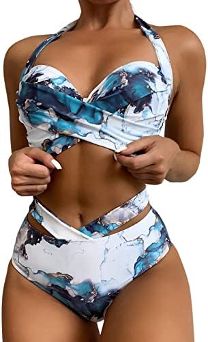 Koippimel Bikini Tankini Fürdőruha Női Virágmintás Kétrészes Fürdőruhát Úszni Tartály Tetején Plusz Méretű Melltartót