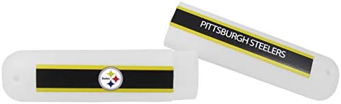 Siskiyou Sport NFL Pittsburgh Steelers Unisex utazó Szett Fogkefe, majd Utazás az Esetben, Fehér, Egy Méret