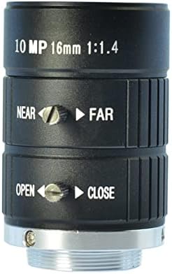 Mikroszkóp Kiegészítők 10MP 16mm Ipari Kamera Fix Kézi ÍRISZ Fókusz Zoom Objektív CS Mount CCTV Lencse Labor Fogyóeszközök