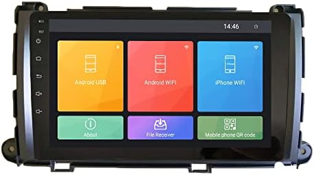Android 10 Autoradio Autós Navigációs Sztereó Multimédia Lejátszó, GPS, Rádió, 2.5 D érintőképernyő forToyota Sienna