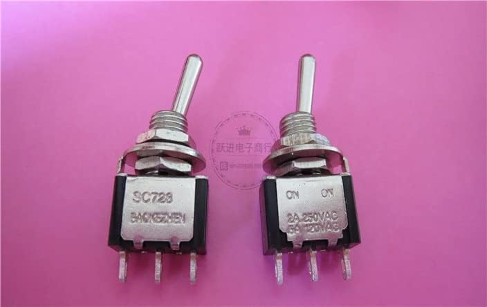 Eredeti - os behozatali SC728 power kapcsoló gomb 3pin 2gear rocker fejét rázta kapcsoló 2A250VAC 5A125VAC