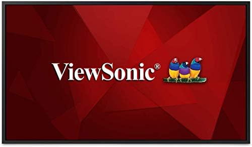 ViewSonic CDE4320 43 Hüvelykes, 4K UHD Vezeték nélküli Előadás Kijelző Beépített Quad Core Processzor, 24/7-Es Működés
