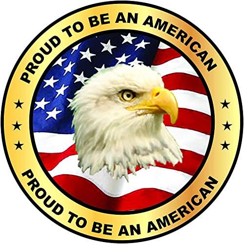 Büszke arra, hogy Amerikai Matrica - Amerikai Sas Hazafias USA Büszkeség Matrica, Matrica Laptop, Autó, Teherautó, Ablak